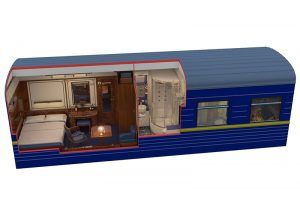 Golden Eagle Express - Mappa Cabina Imperial Notte