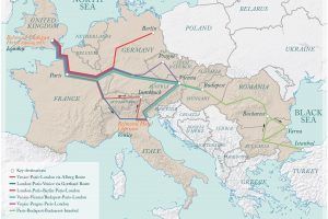 Belmond Orient Express - mappa rotte